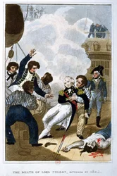De Dood van Lord Nelson (1758-1805) op 21 oktober 1805
